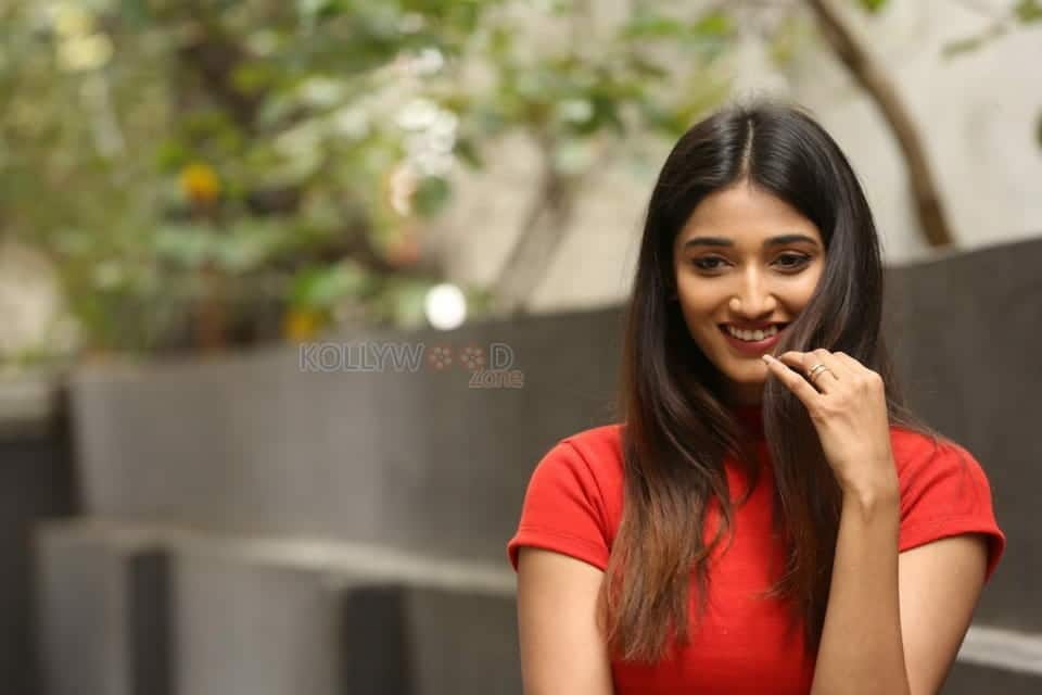 Actress Priya Vadlamani Red Dress Pictures 12