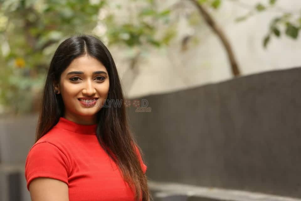 Actress Priya Vadlamani Red Dress Pictures 14