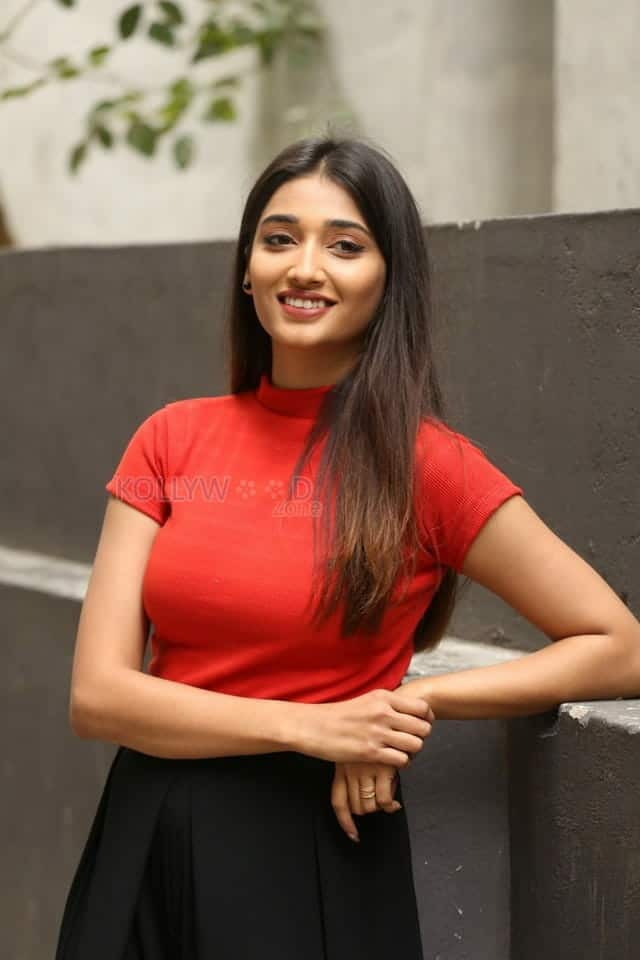 Actress Priya Vadlamani Red Dress Pictures 17