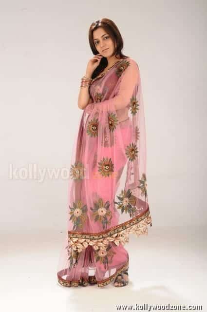 Cute Nisha Agarwal In Saree Pictures 01
