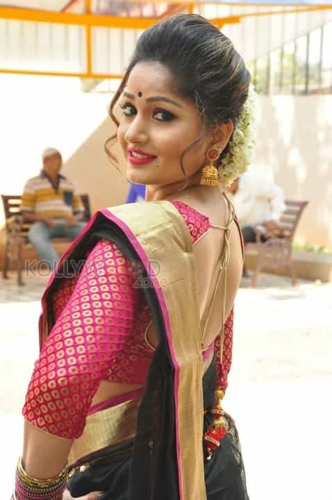 Madhavi Latha At Anushtanam Movie Audio Launch Photos 05