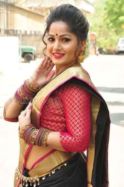 Madhavi Latha At Anushtanam Movie Audio Launch Photos 06