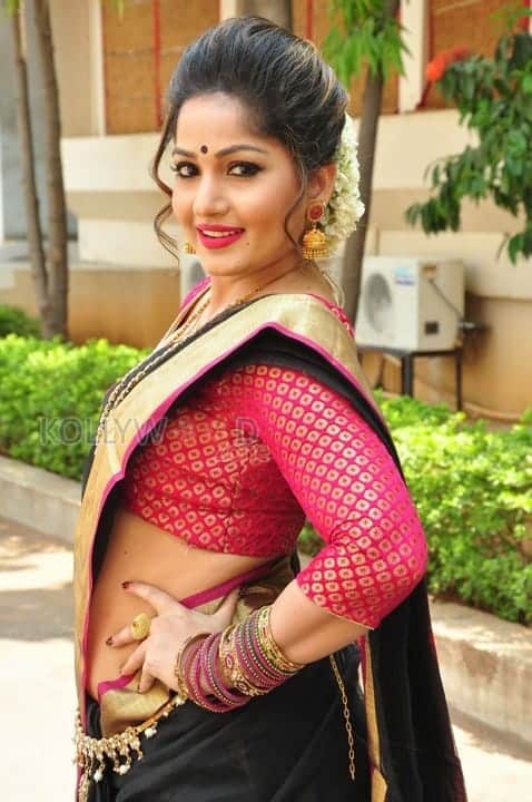 Madhavi Latha At Anushtanam Movie Audio Launch Photos 11
