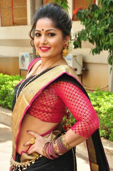 Madhavi Latha At Anushtanam Movie Audio Launch Photos 12
