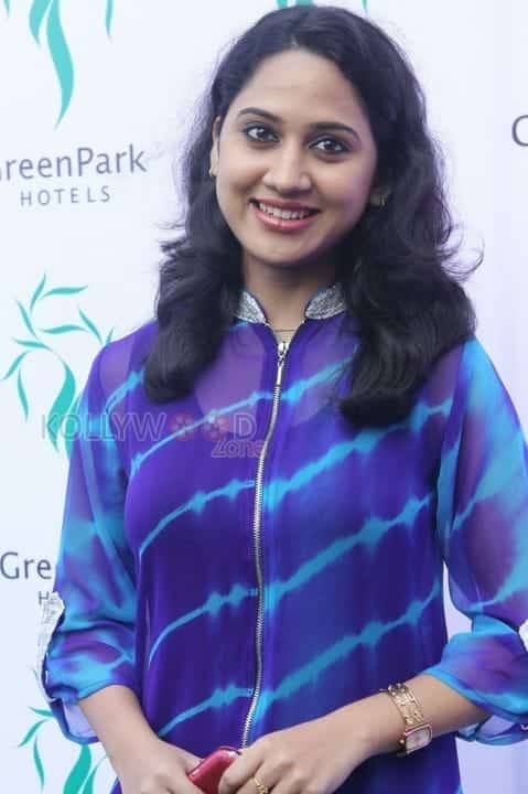 Actress Mia George At Green Park Cake Mixing Event Photos 04