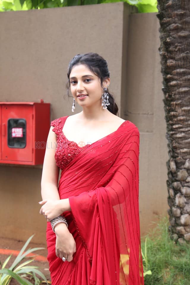 Actress Ritika Nayak at Mirai Movie Success Meet Pictures 28