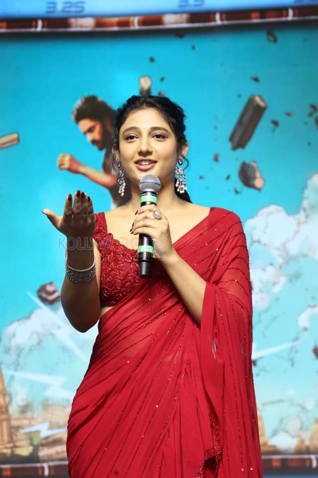 Actress Ritika Nayak at Mirai Movie Success Meet Pictures 44