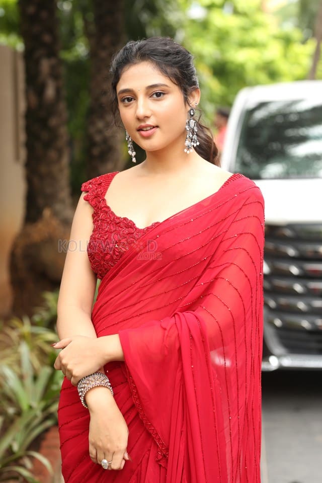 Actress Ritika Nayak at Mirai Movie Success Meet Pictures 50