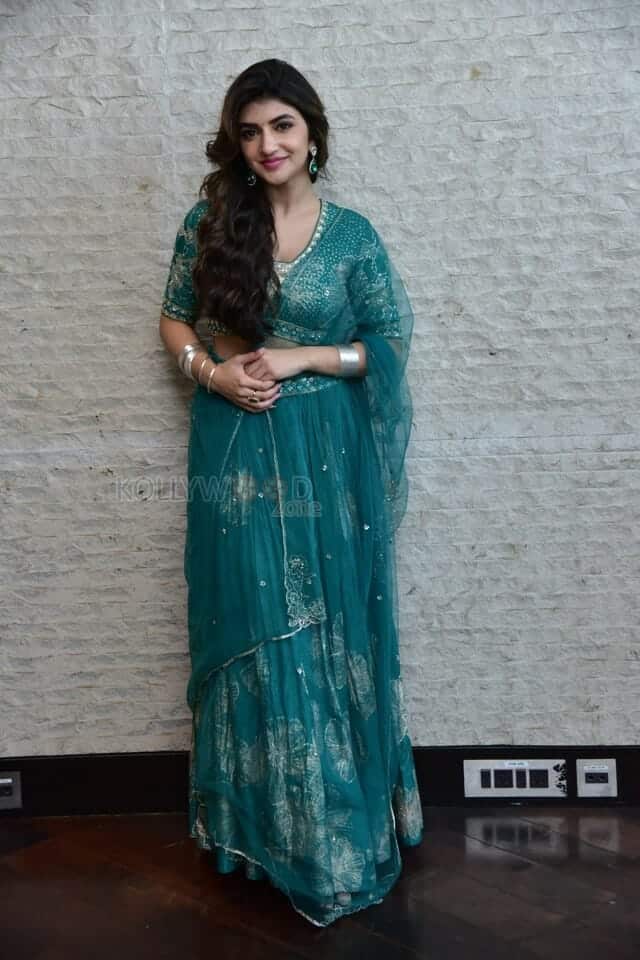 Actress SreeLeela at Dhamaka Movie Q A Press Meet Photos 13