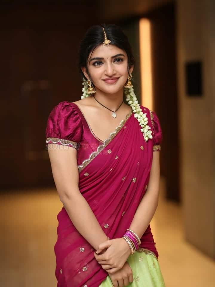 Actress Sreeleela at Bhagawanth Kesari Movie Press Meet Pictures 09