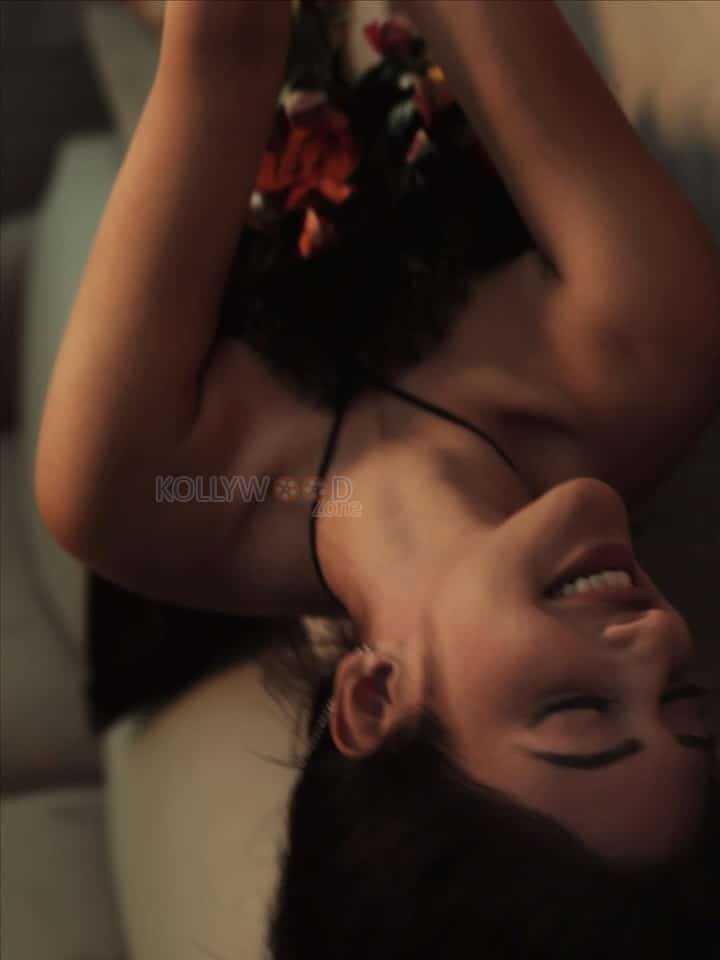 Adorable Sreeleela in a Black Glamour Off Shoulder Dress Pictures 05