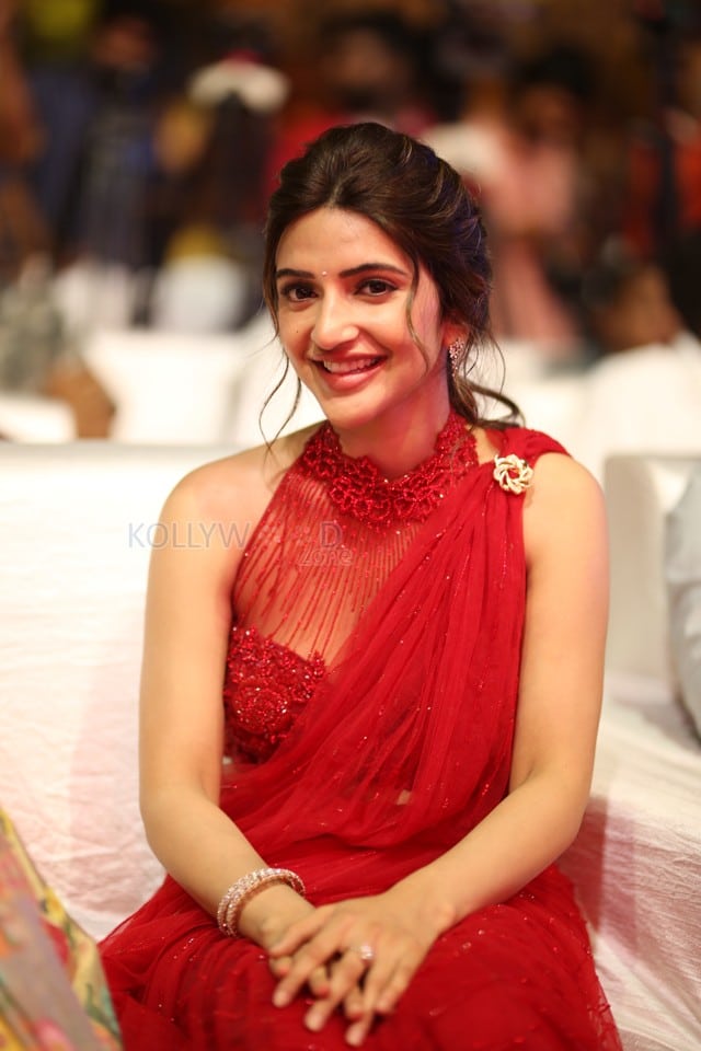 Heroine Sreeleela at Junior Movie Pre Release Event in Hyderabad Pictures 07