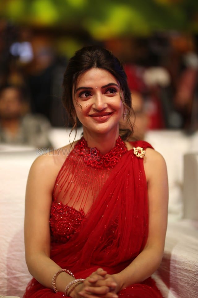Heroine Sreeleela at Junior Movie Pre Release Event in Hyderabad Pictures 09