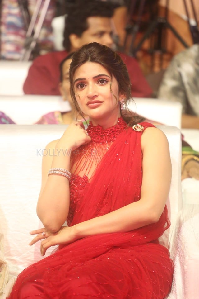 Heroine Sreeleela at Junior Movie Pre Release Event in Hyderabad Pictures 11