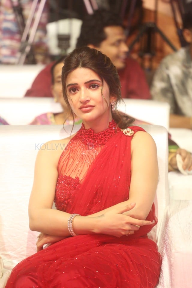 Heroine Sreeleela at Junior Movie Pre Release Event in Hyderabad Pictures 12
