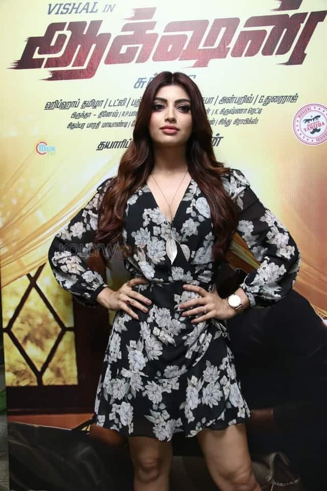 Actress Akanksha Puri At Action Movie Press Meet 01