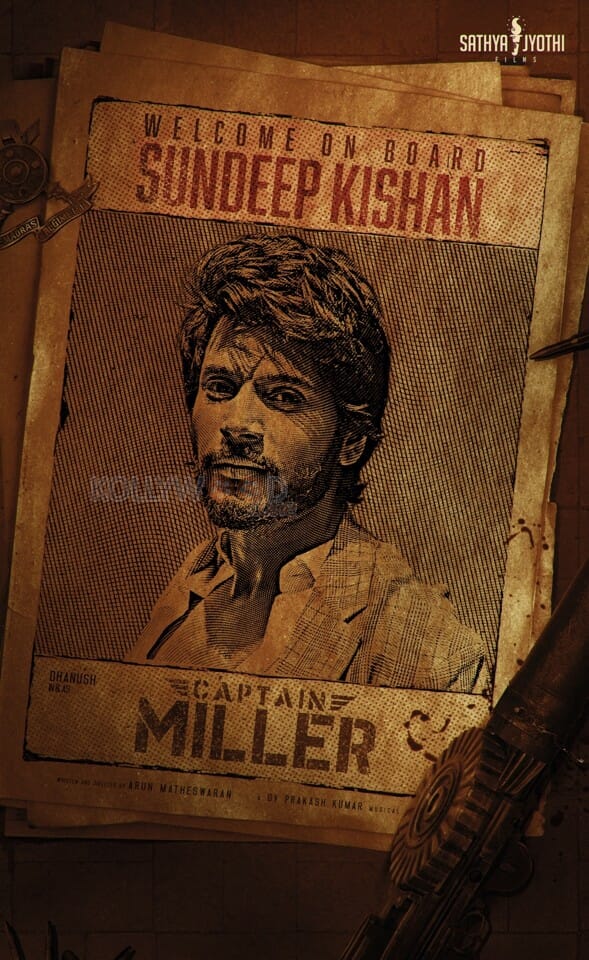 Captain Miller Movie Sundeep Poster 01