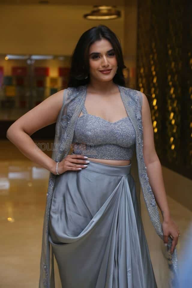 Heroine Divyansha Kaushik at Takkar Prerelease Event Photos 16