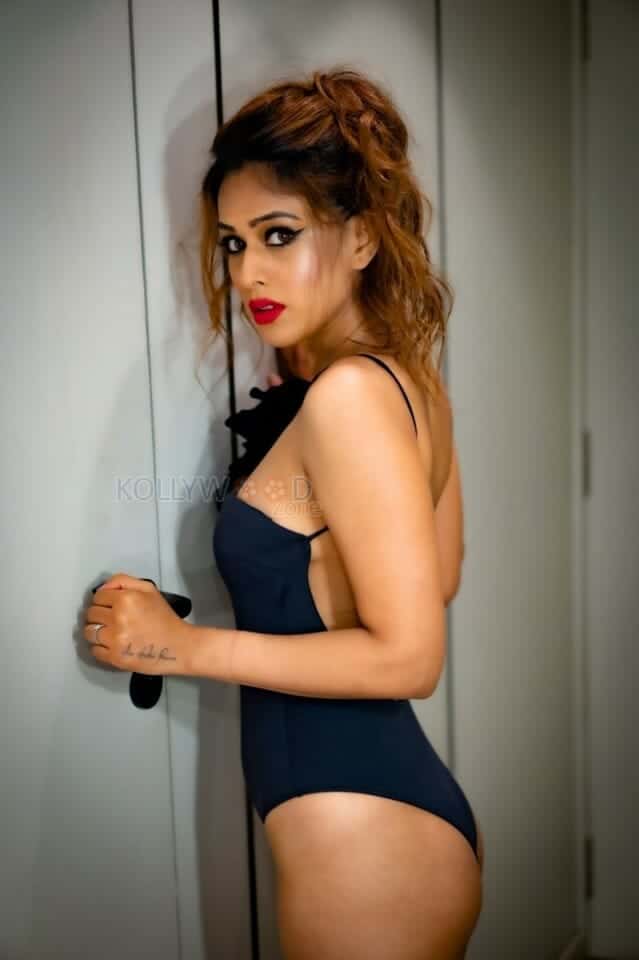 Nia Sharma in a Sexy Swimsuit Photo 01