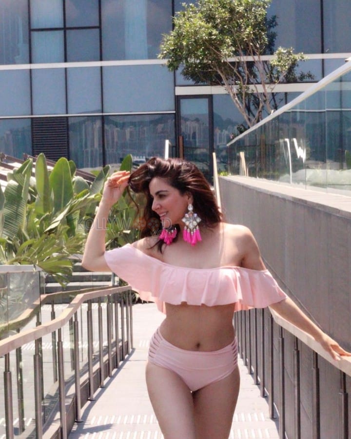 Sexy Shraddha Arya in a Pastel Bikini Photos 03