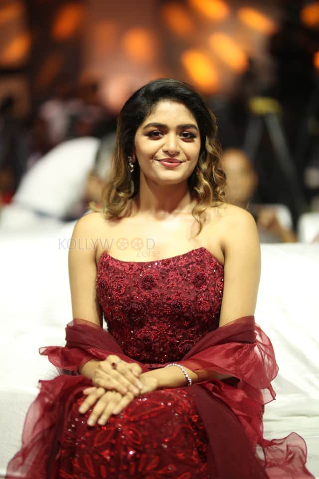 Actress Aditi Shankar at Bhairavam Movie Pre Release Event Pictures 22