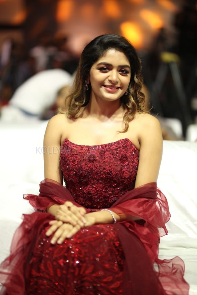 Actress Aditi Shankar at Bhairavam Movie Pre Release Event Pictures 23