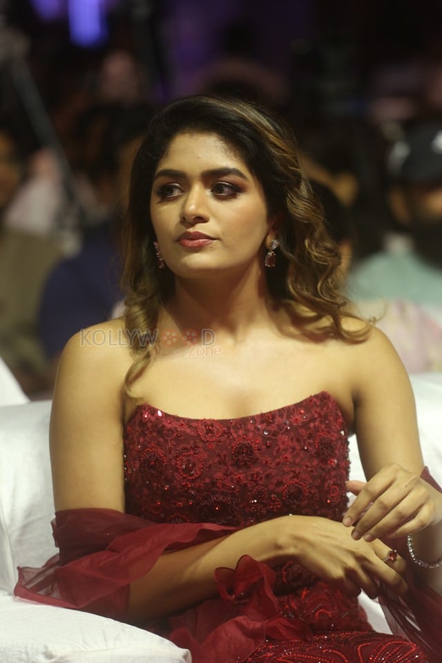 Actress Aditi Shankar at Bhairavam Movie Pre Release Event Pictures 28