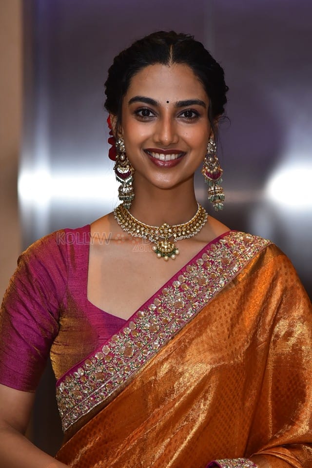 Actress Meenakshi Chaudhary at The GOAT Pre Release Event Pictures 07