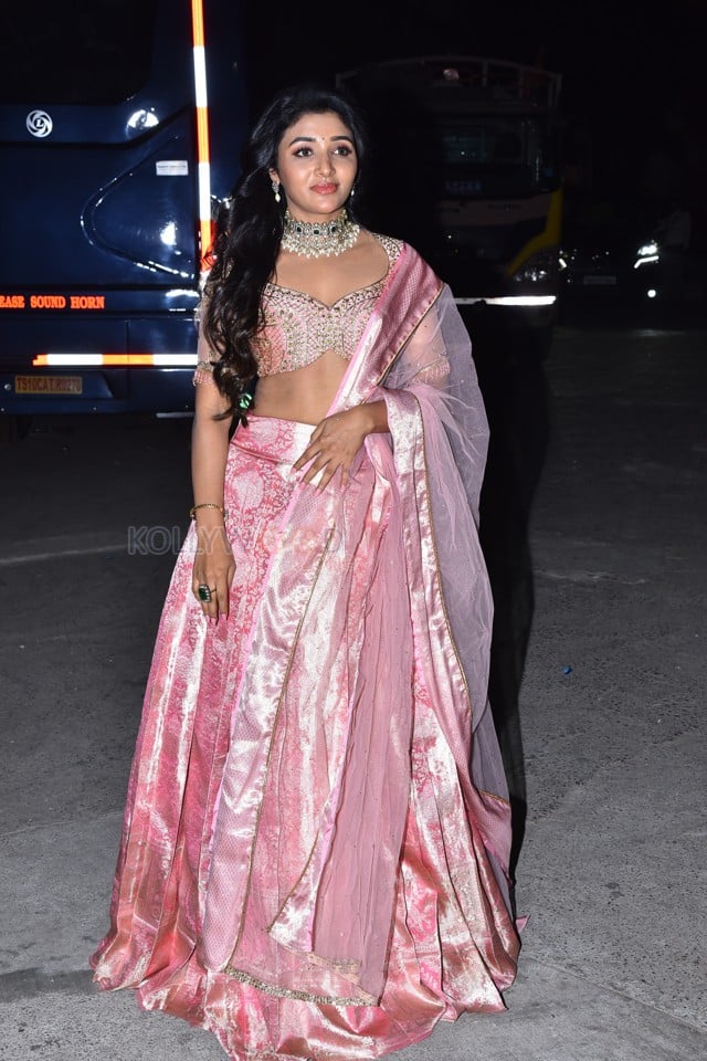 Actress Mirnaa Menon at Naa Saami Ranga Pre Release Event Pictures 08