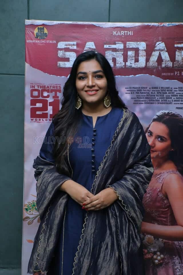 Actress Rajisha Vijayan at Sardar Movie Press Meet Photos 03