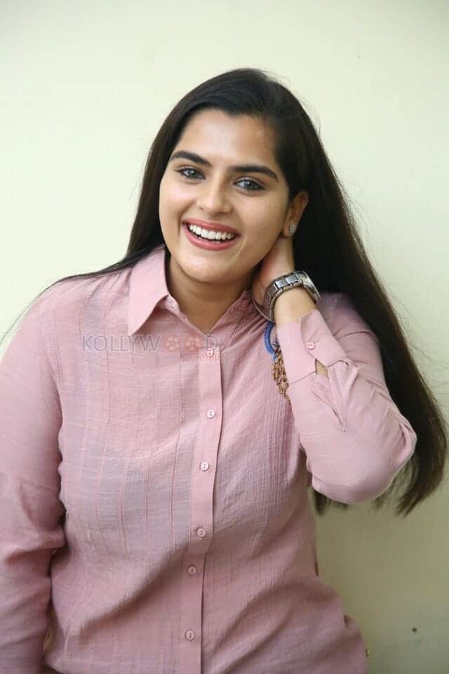 Actress Kavya Kalyanram at Masooda Movie Press Meet Stills 11