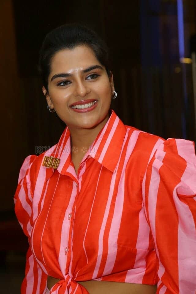 Heroine Kavya Kalyanram at Ustaad Teaser Launch Pictures 04