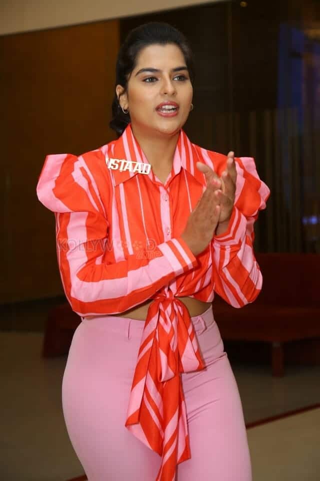 Heroine Kavya Kalyanram at Ustaad Teaser Launch Pictures 09