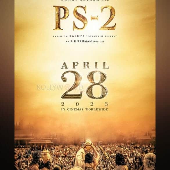 First Single Track from Ponniyin Selvan 2 is Out!