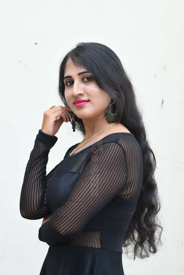 Tollywood Actress Vydoorya at Rudraksha Puram Movie Press Meet Photos 03