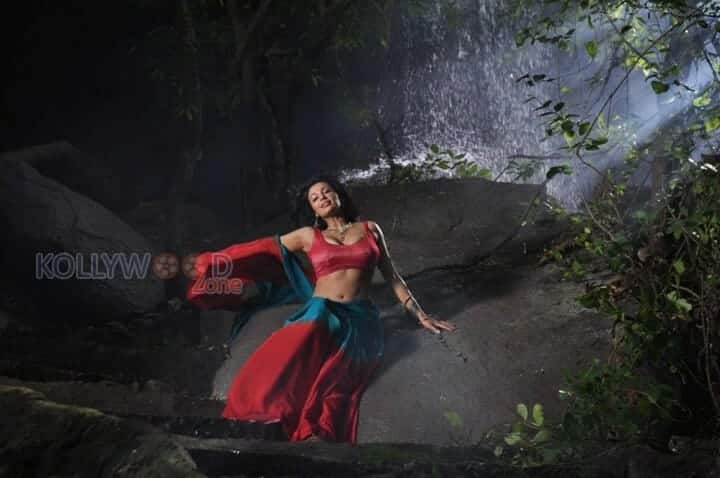 Aakasam Lo Sagam Actress Asha Saini in Saree Hot Pics