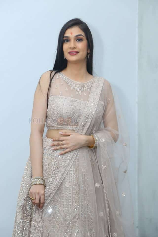 Actress Hasini Sudheer at Purushothamudu Movie Opening Pictures 24