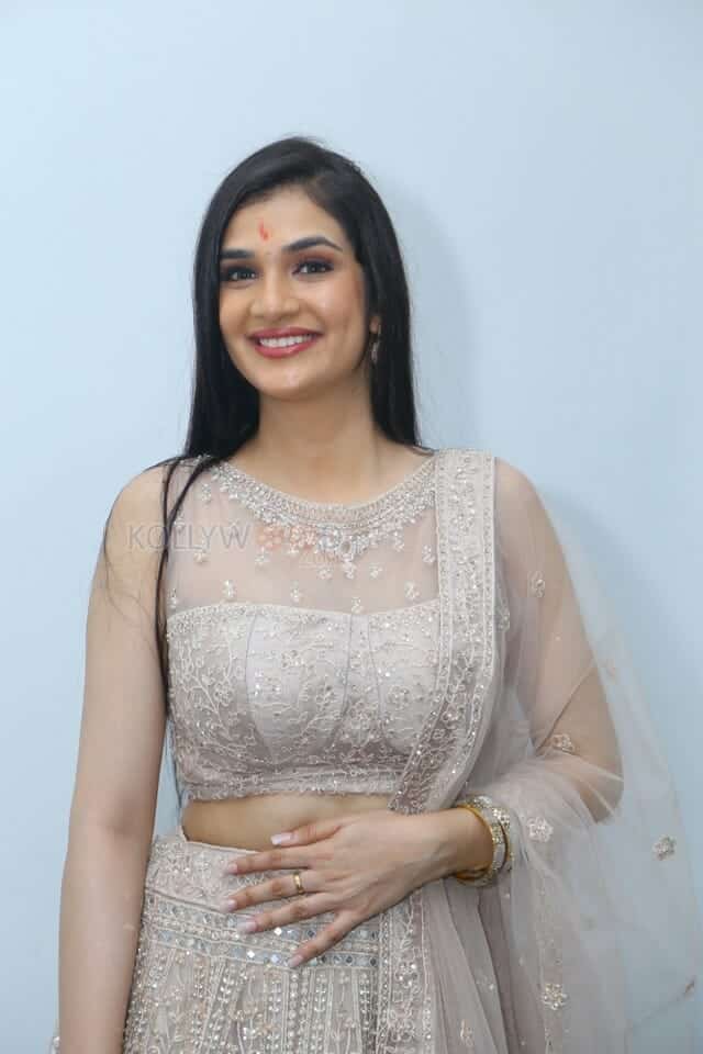 Actress Hasini Sudheer at Purushothamudu Movie Opening Pictures 27