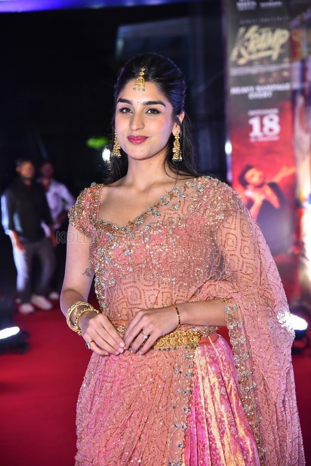 Heroine Yukti Thareja at K Ramp Movie Pre Release Event Pictures 01