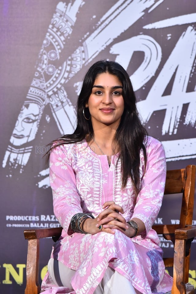 Heroine Yukti Thareja at K Ramp Movie Pre Release Event Pictures 06