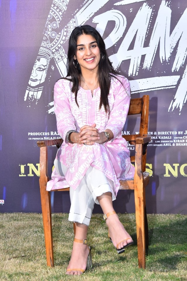 Heroine Yukti Thareja at K Ramp Movie Pre Release Event Pictures 09