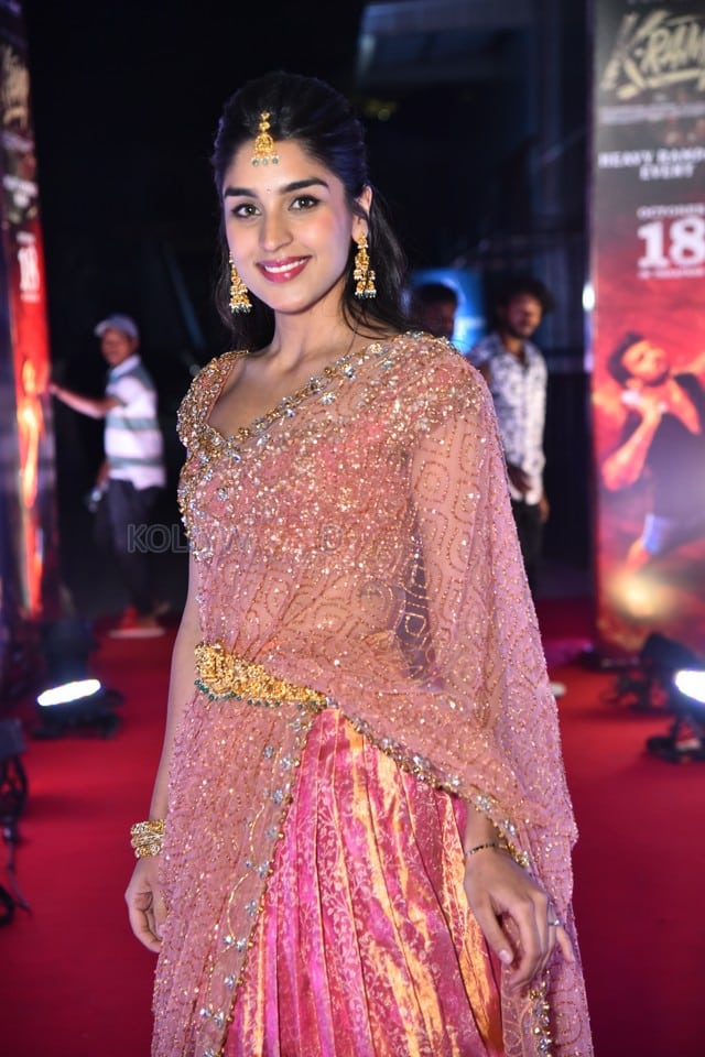 Heroine Yukti Thareja at K Ramp Movie Pre Release Event Pictures 12