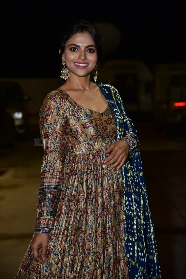 Actress Ganavi Laxman at Rudrangi Pre Release Event Stills 18