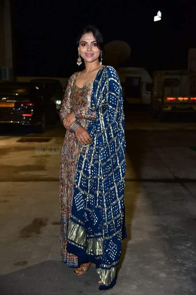 Actress Ganavi Laxman at Rudrangi Pre Release Event Stills 21