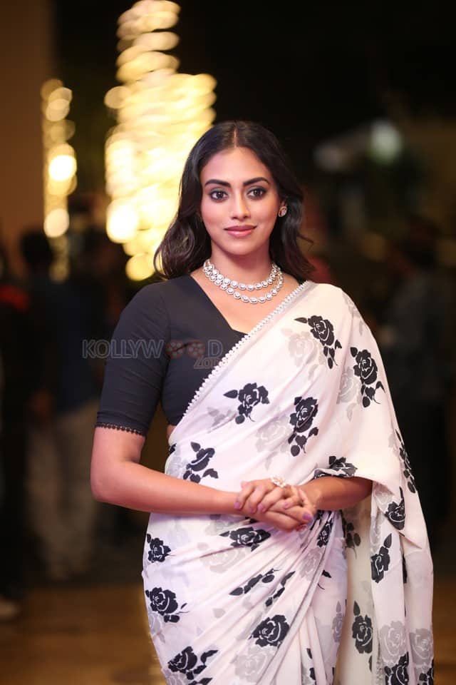 Actress Kamakshi Bhaskarla at 12A Railway Colony Pre release Event Pictures 15