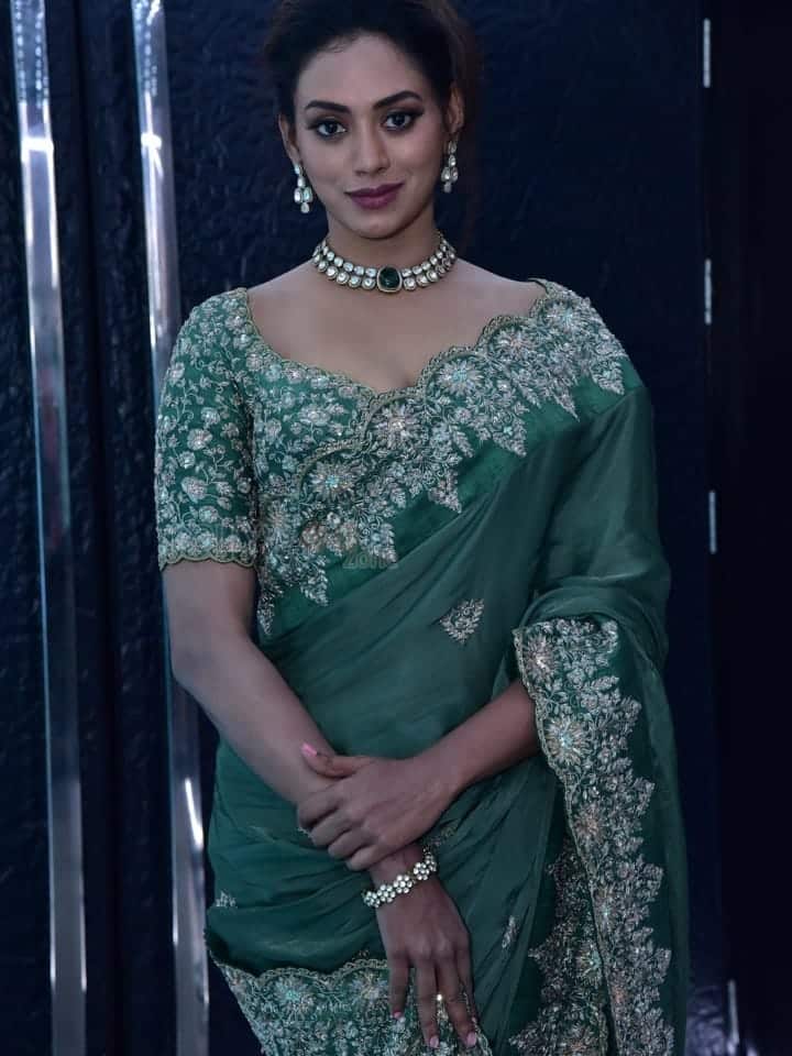 Actress Kamakshi Bhaskarla at Polimera 2 Movie Trailer Launch Photos 10