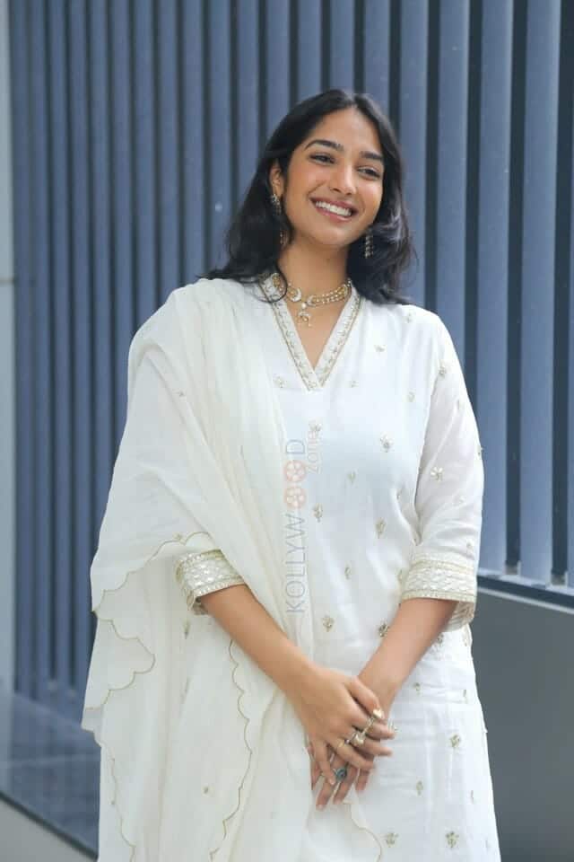 Actress Karthika Muralidharan at Aakasham Daati Vastava Press Meet Photos 16