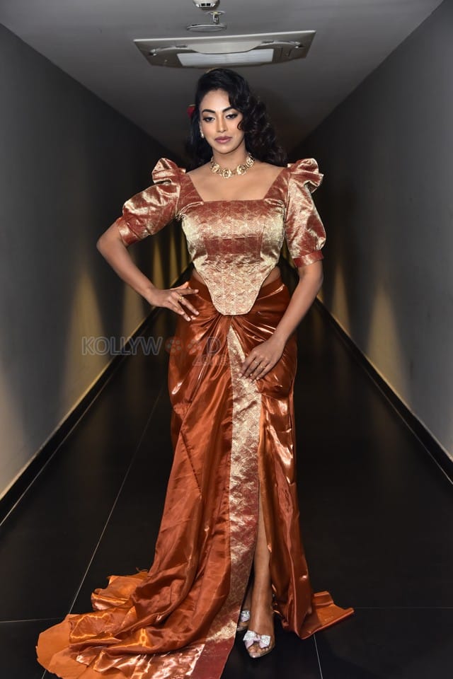 Heroine Kamakshi Bhaskarla at 12A Railway Colony Trailer Launch Pictures 04