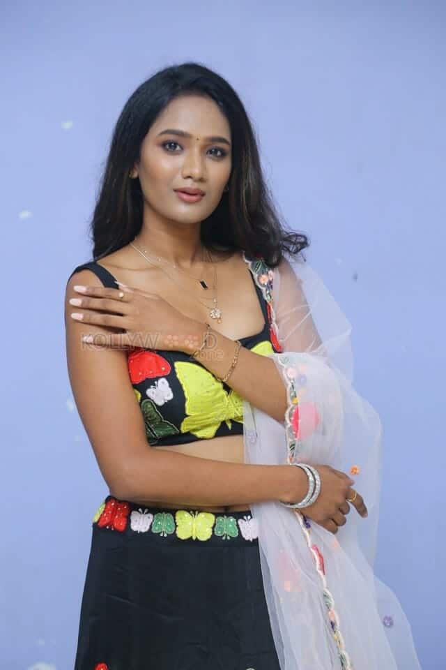 Actress Alekhya Gadamboinaat Rudram Kota Movie Trailer Launch Pictures 08