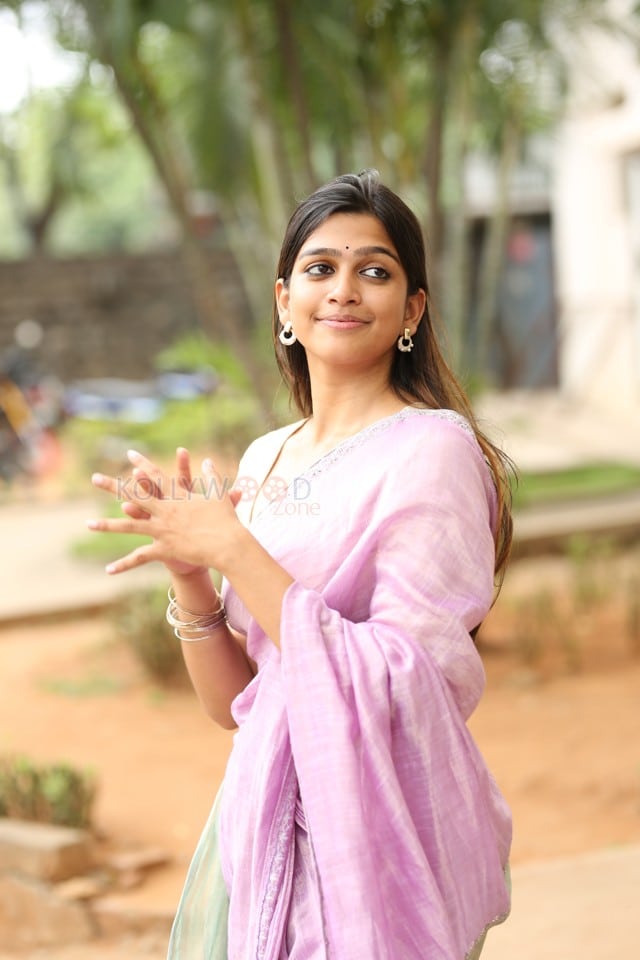 Actress Ananthika Sanilkumar at 8 Vasantalu Success Meet Photos 34